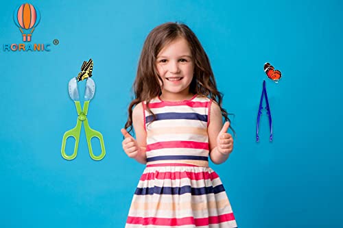Feeding Tongs,Bug Tweezers for Kids Adults, Reptile Feeding Tweezers Long Handle Feeder Tools for Fish Aquariums Reptiles Snakes Lizard Gecko Spider and Bird (Green) - color: Green