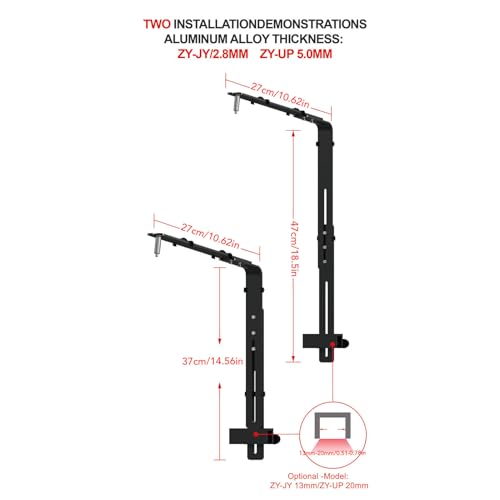 Aquarium Light Riser, Aquarium Light Bracket, Aluminum Alloy High Adjustable Aquarium Light Holder,Fish LED Aquarium Light Stand for Hanging Lamp (Black) - color: Black