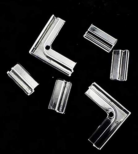 Aquarium Lid Clips Universal Lid Clips for Rimless Aquariums Rimless Clips/Fish Tank Glass Cover Clip Support Holder/Fish Tank Brackets Clip Hanger 5mm