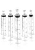 Luer Lock Syringe 20ml - Sterile Disposable Syringes without Needles (10 Pack), Individual Sealed Packaging - size: 20ml