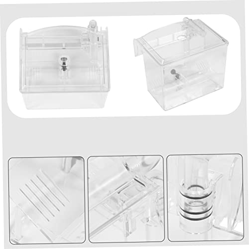 1pc Pneumatic Fish Tank Isolation Box Breeding Case for Guppy Fish Easy Installation Keeps Water Flowing for Acclimation Aquariums