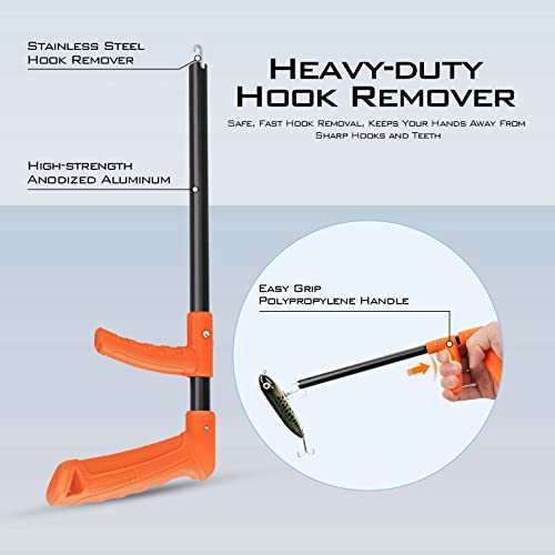 KastKing Brutus Fishing Net, Foldable Extendable Fish Landing Net, Lightweight & Portable Fishing Net with Soft EVA Foam Handle, Holds up to 44lbs/20KG, Fish-Friendly Mesh for a Safe Release - size: 45" Total Length(not extendable), style: Silicone Net Co