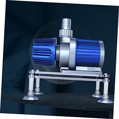 Submersible Pump Shockproof Pad Double Acrylic Water Pump Rack for Fish Tank and Design Reduces Noise and Easy Installation - size: 16X12X3.5CM