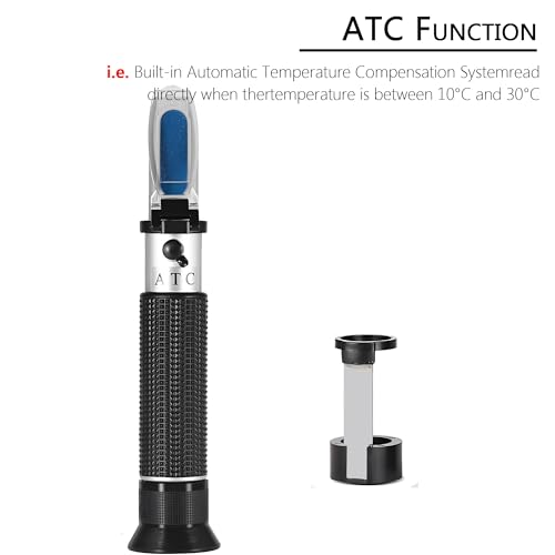 V·RESOURCING Pet Dog & Cat Refractometer,Pet Urine Specific Gravity (1.000~1.060) Clinical Refractometer with Serum or Plasma Protein Test (2~14 g/100ml) for Veterinary Cat,Dog, Pets - color: Pet Refractometer