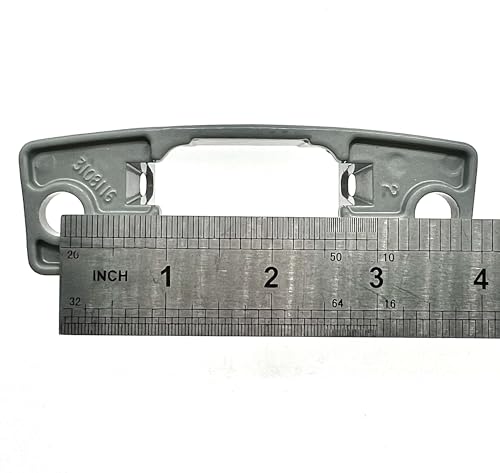 LXJZCPCompatible 3104653.005 3310811.009M RV Camper Trailer Bottom Mounting Bracket V/Camper/Trailer - A&E/ Awning Arm Lower Mounting Foot Grey and White Combination (2 Grey) - color: 2 Grey【H+T】