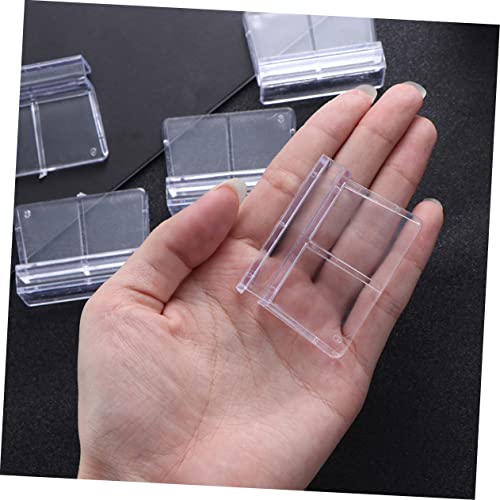 10Pcs Acrylic Fish Tank Cover Support Bracket Clear Aquarium Rack for Glass Tanks Safe for Fish and Aquatic Pets