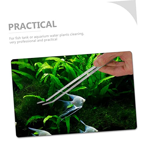 1set Aquarium Cleaning Tools Landscape Tweezers Scissors Rake Ergonomic Fish Tank Maintenance Kit for Easy Aquascaping