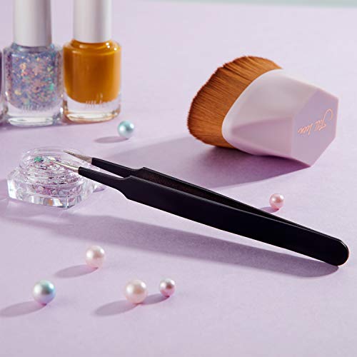 Mini Bead Tweezers Fuse Craft Beading Tweezers for Manual DIY Craft Supplies(5 Pieces)
