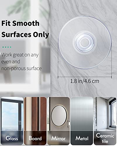 Pawfly 10 Pack Suction Cups 1.8 Inch, Small Rubber Suction Cups for Home Kitchen Bathroom Organization Christmas Decoration Window - style: 1.8 in 10pcs