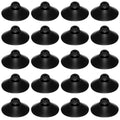 20 Pcs Suction Cups for Aquarium, Rubber Aquariums Suction Cups Black, Fish Tank Sucker Cup Clips for Pump, Airline Tubing, Aeration Setup, Secure Attachment for Aquarium Accessories
