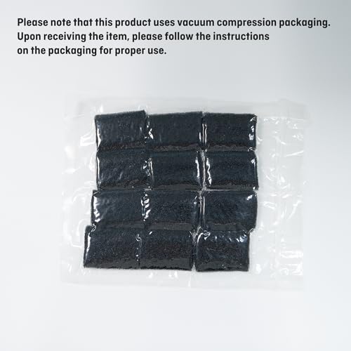 for Polaris Pool Cleaner Parts, 12 Pack Sweep Hose Tail Scrubbers Replacement for Sweep Pool Cleaner Fits Polaris 180 280 360 380 480 3900 - color: Black-12 Pack