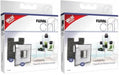 Fluval A1426 Chi I/II Filter Foam/Pad Combo Pack (Replaces A1421) (Pack of 2) - size: 4 Piece Set (Pack of 2)