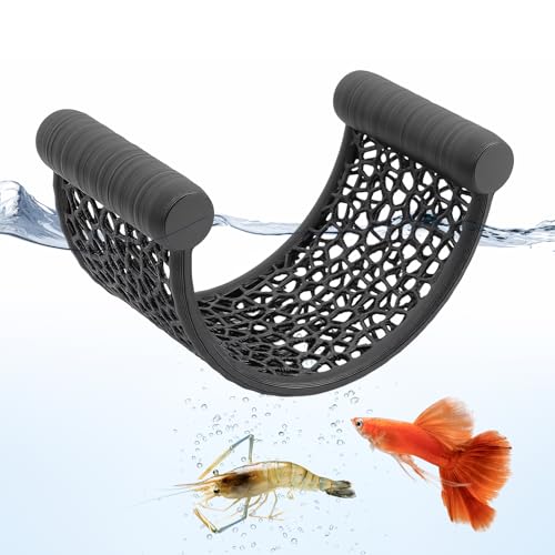 Aquarium Floating Betta Fish Skins, Suitable for Fighting Fish, Shrimp, and Small Fish Multi-Functional Hammock, Aquarium Hiding Feeding Decorative Accessories（ Black） - color: Carbon Black