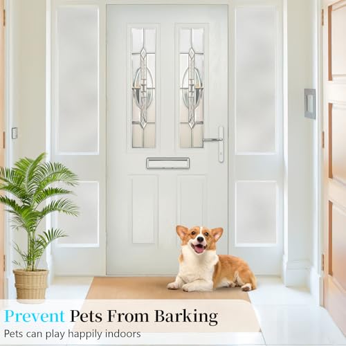 Niviy Frosted Glass Window Film 29.5 x 78.7 Inch Bathroom Window Privacy Film Static Cling Day and Night Home Shower Door Decorative Frosting Cover - color: Pure, size: 29.5"x 78.7"