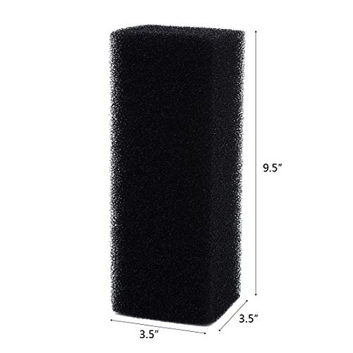 Bio Sponge Filter Foam Cut to Fit Media 9.5"x3.5"x3.5", Replacement Insert Compatible to AC 110
