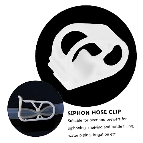 10pcs Adjustable Siphon Hose Control Clamps Silicone Tube Clips for Flow Regulation Gardening Laboratories and Chemical Applications