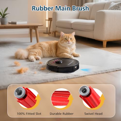 QV 35A Replacement Accessories for Roborock QV 35A / QV 35S / Qrevo S Pro Robot Vacuum, 2*Main Brush, 6*Side Brush, 4*Filters, 6*Mop Pads, 6*Dust Bag, 2*Tools - style: for QV 35A / QV 35S / Qrevo S Pro
