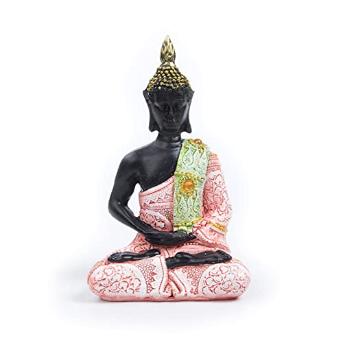 Buddha Statue Decor Ornament Aquarium Fish Tank Decorations Reptile Turtle Lizard Spider Tanks Terrarium Thai Buddhism Sculpture Figurine Pet Red - color: Buddha Red