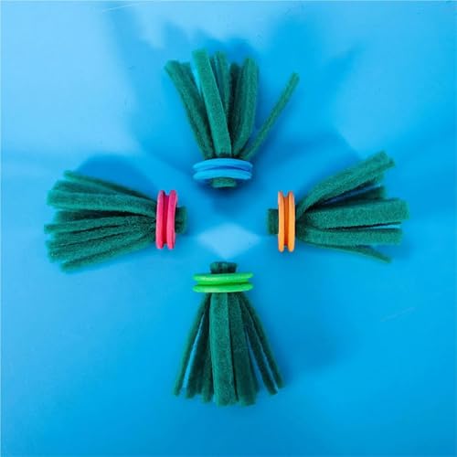 20pcs Spawning Mops for Fish Set Fish Breeding Spawning Mop Reusable Scrubber Floating Tool Kit for Aquatic Shrimp Turtles