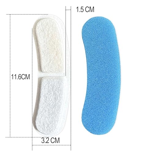 Cat Water Fountain Filter, 8 Filters replacment + 8 Pre-Filter Sponges 2-Month Supply, Replacement Parts for 3.2L Pet Water Dispensers