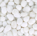 10 lbs White River Rocks, Polished Pebbles for Indoor Plants, 1-2 inch Decorative White Stones for Plants Vase Aquarium Fish Tank and Outdoor Garden Landscaping Rocks