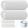 20 Pack Dog Water Fountain Replacement Filters for Petlibro Capsule Dog Fountain PLWF008,Pet Water Fountain Filter with Replacement Pre-Filter Pump Sponges with 1 Hard Brush.