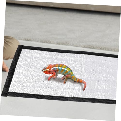 Toddmomy Insulation Pad Reflective Film Turtle Insulation Pad for Reptiles Under Tank - size: 68.00X30.00X0.10CM