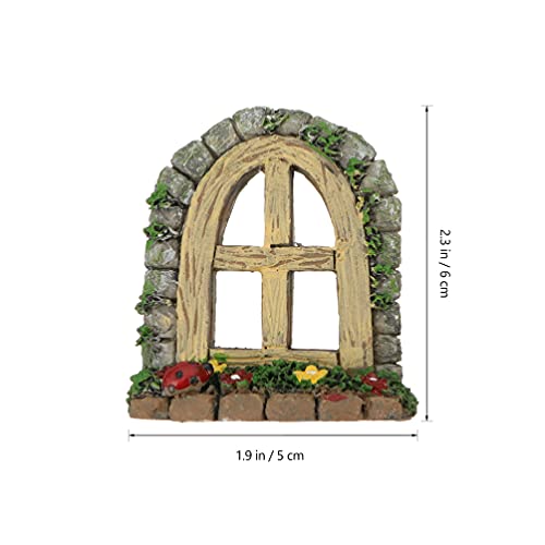 Fish Tank Succulent Flower Pot 4-Pack Miniature Garden Ornaments Aquarium DIY Landscaping Accessories 2.36X1.96X0.78 Inch for Home Office Decoration