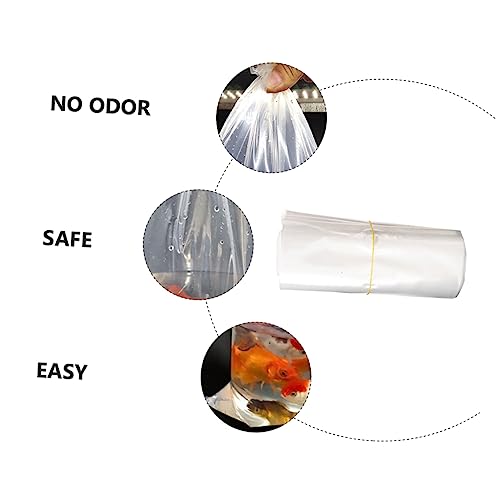 50pcs Live Fish Transport Bags Plastic Storage Bags for Aquatic Shipping Odorless for Tropical Fish Transport