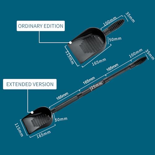 Aquarium Sand Scooper PVC Multifunctional Terrarium Substrate Litter Cleaner Reptile Sand Shovel for Fish Tank Small Pets
