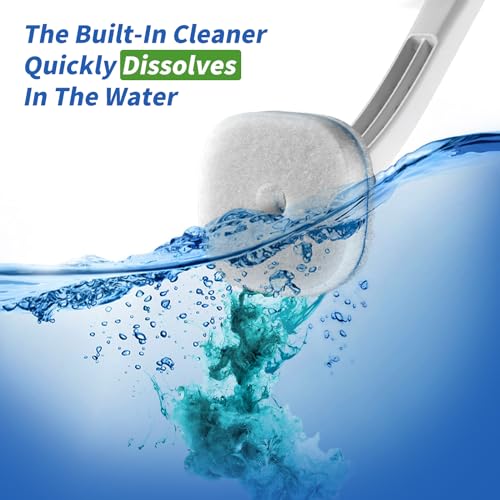 28 Count Toilet Brush Refills, Toilet Refill Pads, Disposable Toilet Brush Heads for Bathroom Cleaning - size: 28 Refills