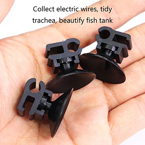 5pcs Aquarium Suction Cup Clip Fish Tube Hose Power Cord Buckle Wire Suction Cups Aquarium Accessories