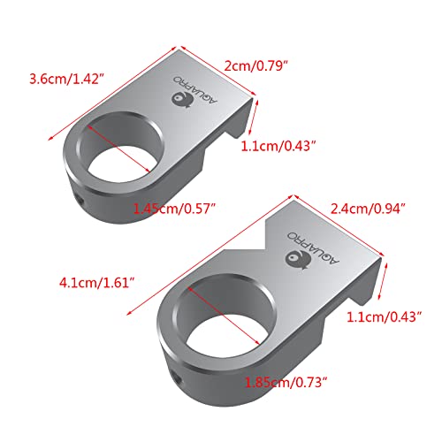 High-end Aquarium Pipe Holder Water Tube Clip Clamp For Holding Soft Hose Elegant Fish For Tank Hose Fix Clip For Aquari Lily Pipe Fixture - size: L