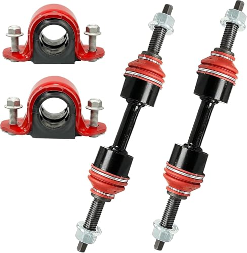 Suspension Dudes 6 PC Front Sway Bar Stabilizer CODE RED EXTREME OEM Bracket/Bushing Kit FITS F-150 2WD 2009-2014 K750074 K200846 - size: CODE RED Bracket + Link / 34 MM Bar