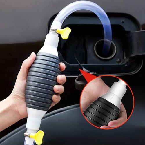 Multifunction Liquid Sucker Pump, 2025 New Manual Fuel Transfer Pump Portable Fuel Siphon Pump, Gasoline Transfer Pump for Motor Oil Fuel Gasoline Diesel Liquid Water Fish Tank (9.8ft) - color: 9.8ft