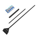 Segarty Aquarium Algae Scraper, 26.5" Stainless Steel Cleaner with 10 Replaceable Stainless Blades, Cleaning Razor for Removing Residue in Fish Plant Glass Tank