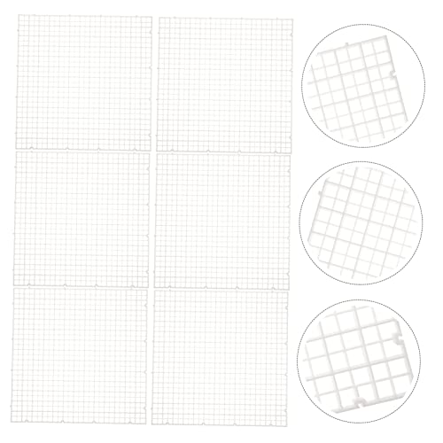 Happyyami 6pcs Fish Tank Divider Isolation Board Aquarium Filtering Plates for Fish Tank Accessory Separation