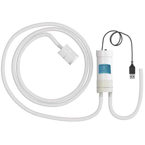 Wine Siphon Pump, Portable USB Electric Auto-Siphon Self Priming Food Grade Beer Transfer Pump for Home Brew Wine,Beer,Mead,Beverages and Kombucha, Mini Water Transfer Pump, No Mess Leak,Low Noise - color: White