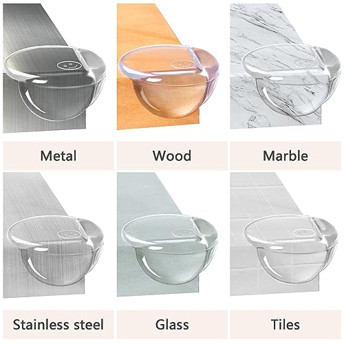 8 Pack Corner Protector Baby, Table Corners, Clear Table Protectors for Furniture, Round Corner Guards, Safety Corner Protectors, Furniture Corner & Edge Safety Bumpers,Baby Proofing - color: 8 Pack Round Table Corners