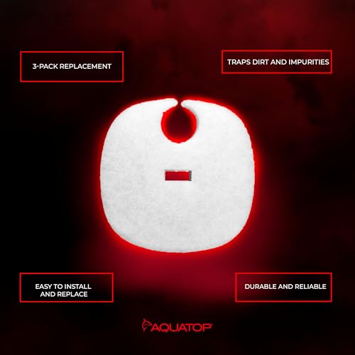 Aquatop Replacement White Filter Pads – Compatible with Forza FZ13 Canister Filters – Aquarium Filter Refills – Maintains Crystal Clear Water - size: FZ13