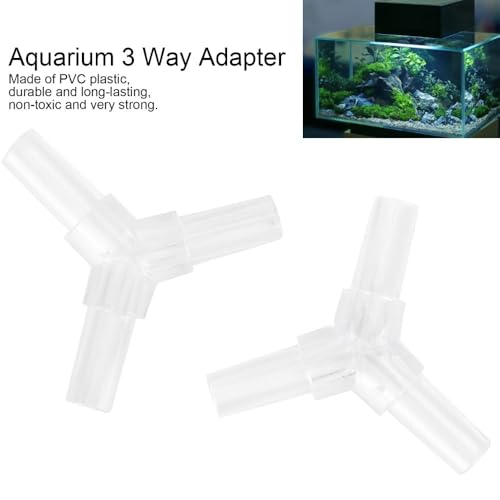 30Pcs 4mm Transparent PVC Air Tubing Splitter Kit - L Shape 3 Way 4 Way Connector for Aquarium Air Pump Accessories(3 Way Adapter) - style: 3 Way Adapter