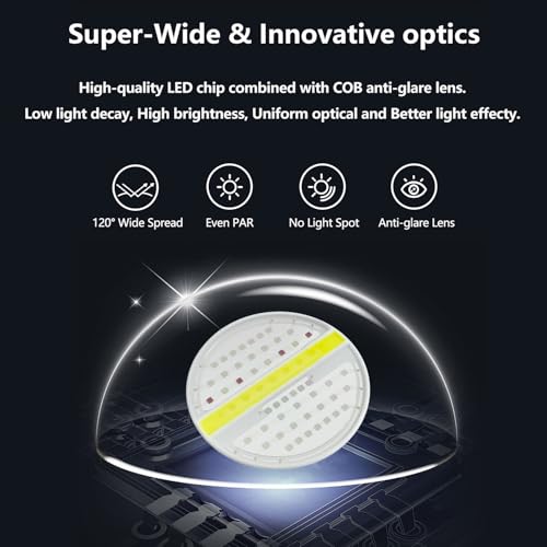 PopBIoom RL90 WiFi LED Aquarium Light, Reef Aquarium Lighting Full Spectrum for Marine SPS LPS Corals Saltwater Fish Tanks, APP Fully Programmable (RL90 with Arm Kit) - color: RL90 with Arm Kit