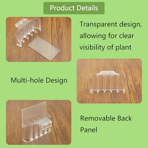 Aquarium Plant Holder,Fish Tank Plant Holder,Aquarium lid Clips,Aquarium Plant Pot,Hydroponic Fish Tank Planter, Aquatic Plant Cup for Aquascape Decorations (Transparent, 2PCS Rimless) - color: Transparent, size: 2PCS Rimless