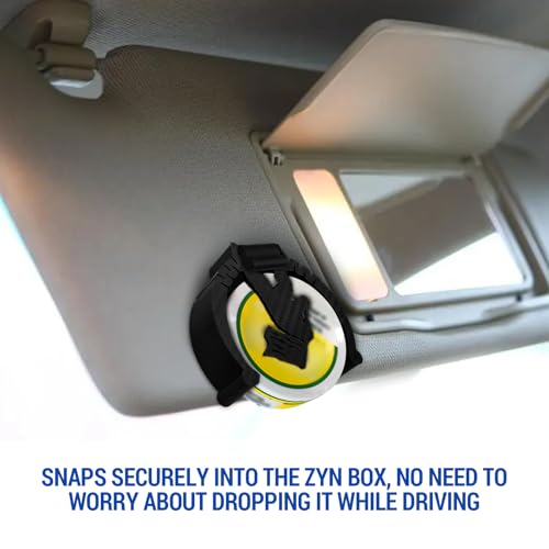 Car Visor Clip Holder for ZYN – Universal high-Temperature Resistant Sun Visor Accessory for Pouch Cans, Interior Car Accessories for Organization, Gifts for Pouch Users,Fits Most Auto (Ape man) - color: Ape man