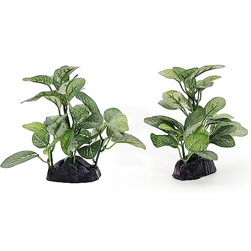 5PCS Artificial Fish Tank Plants Silk Aquarium Plant Silk Plants for Betta Fish Small Betta Fish Tank Grass Aquatic Decorations