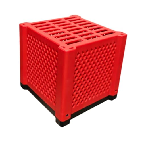 Fish Tank Filtration Storage Box,Filter Media Organizer,Hollow,PVC Sturdy Filtration Cube for Fish Tanks Aquarium Accessories
