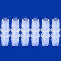 6 Pcs 5/8” hose ID Barb pipe connectors Plastic Joint Splicer Mender Adapter Union Boat Water Air Aquarium O2 Fuel - size: 5/8 Inch, style: 6