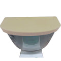 Madeals Velvet Toilet Tank Lid Cover Fabric Cover for A Lid Toilet Tank Beige - color: Beige