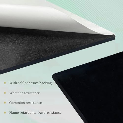 4 Pieces Neoprene Rubber Pads with Adhesive Backing 1/4 in Thick x 4 in x 4 in, Anti Vibration Pads, Rubber Block for Anti-Slip, Shock Absorption, Protection - size: 4in X 4in X 1/4in, style: With adhesive,Rubber