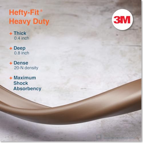 Roving Cove HeftyFit Edge Protector for Baby Proofing (6ft Large Edge Only), Heavy-Duty Soft Rubber Foam Furniture Edge Bumper Guards, Desk Edge Cushion, Wall Corner Covers, 3M Adhesive, Coffee Brown - color: Coffee Brown, size: Large 6 Foot (Pack of 1)